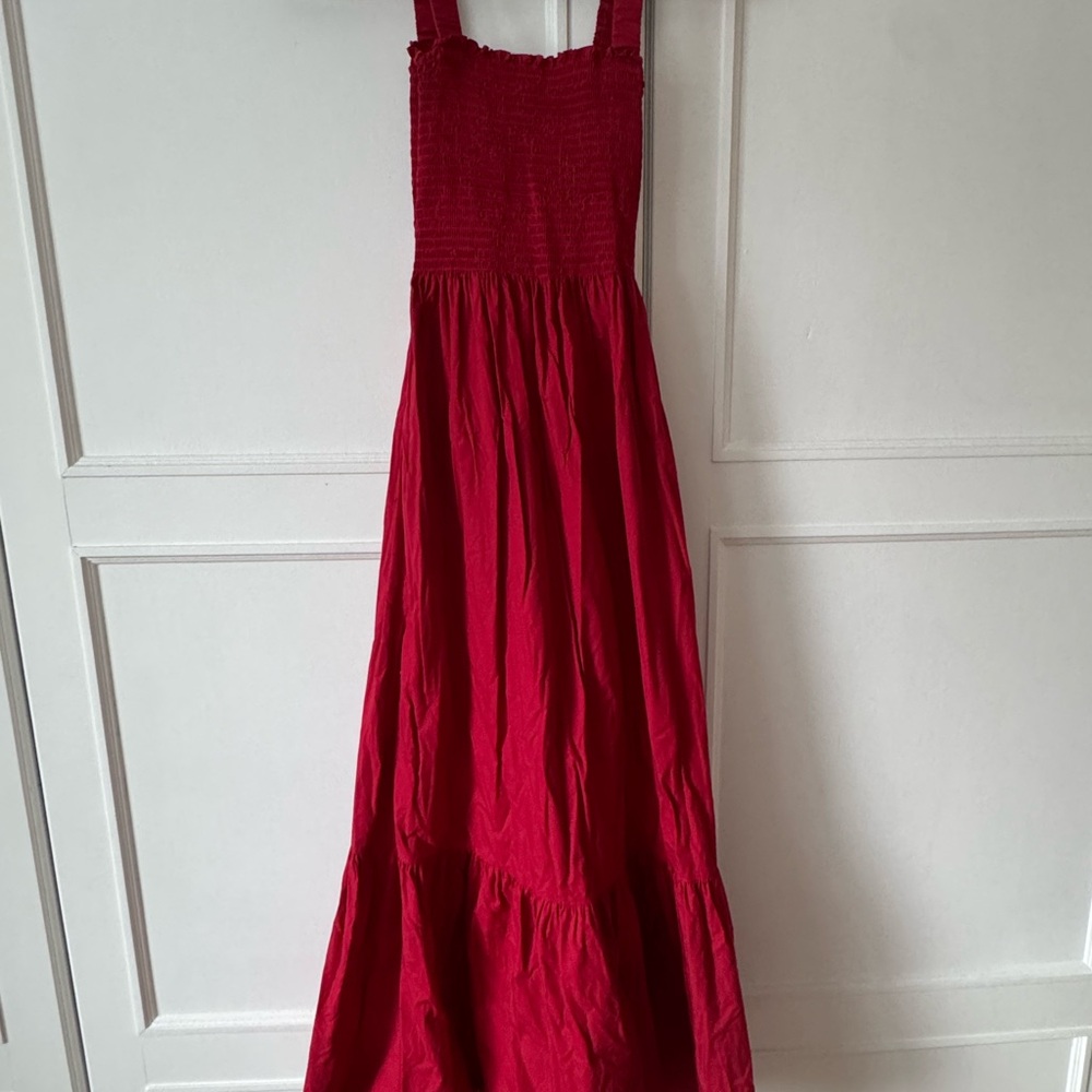 Elegant Red Maxi Dress